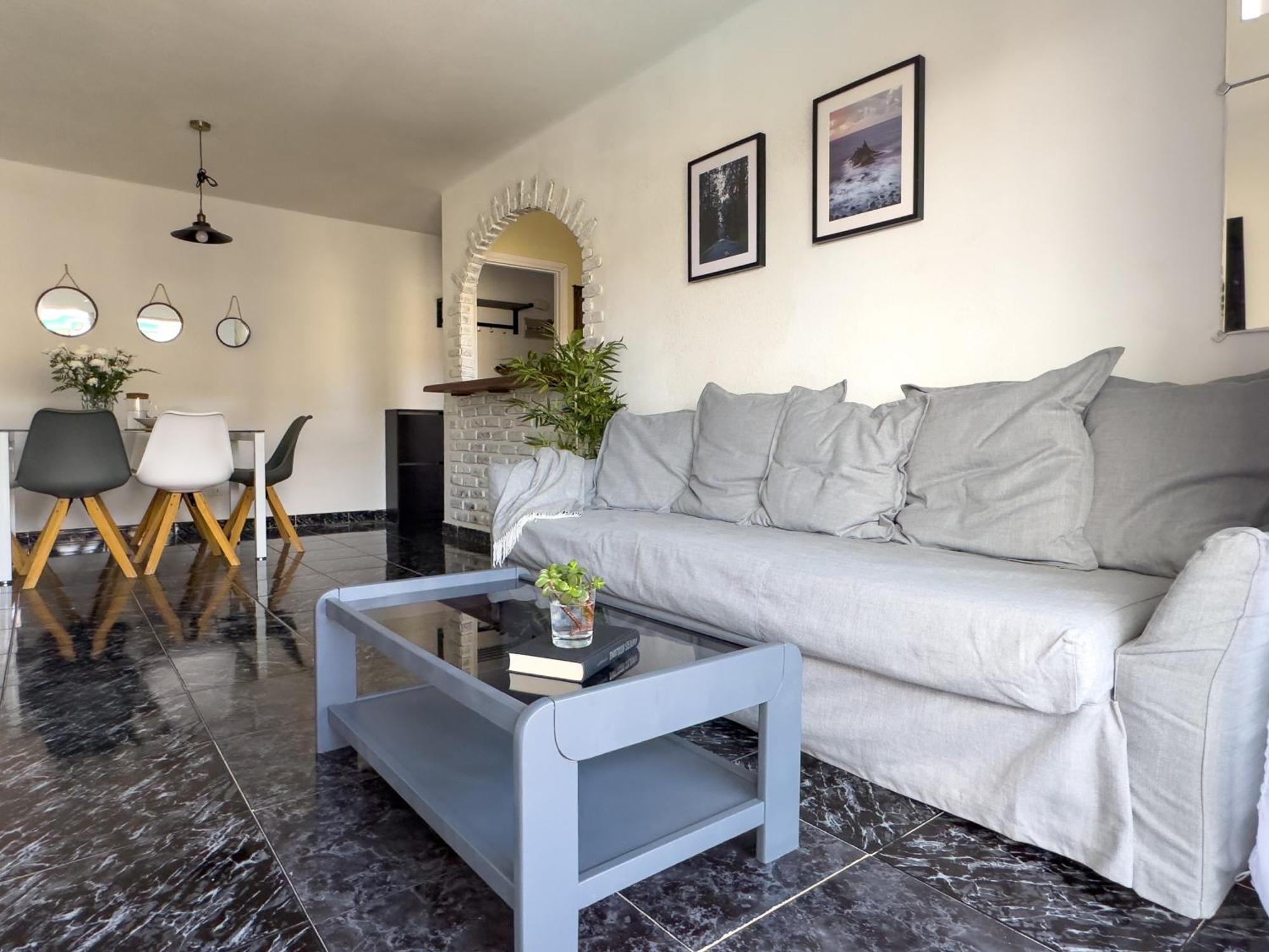 Amazing 3-Bedroom Apartment. Pool And Sea View! ロスクリスティアーノス エクステリア 写真