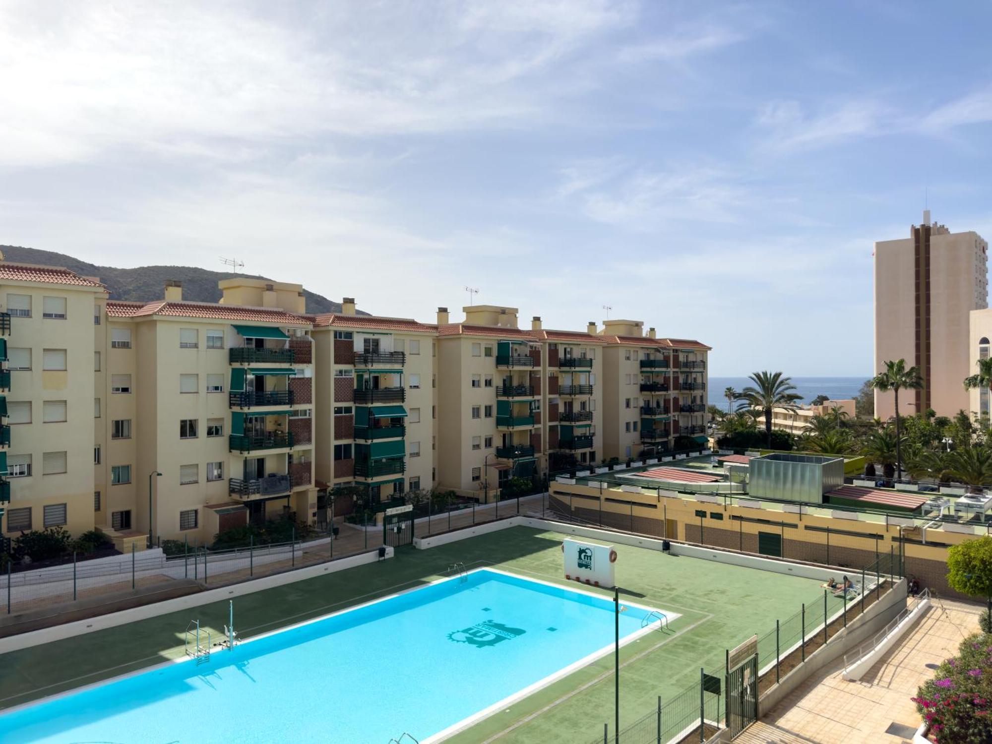 Amazing 3-Bedroom Apartment. Pool And Sea View! ロスクリスティアーノス エクステリア 写真